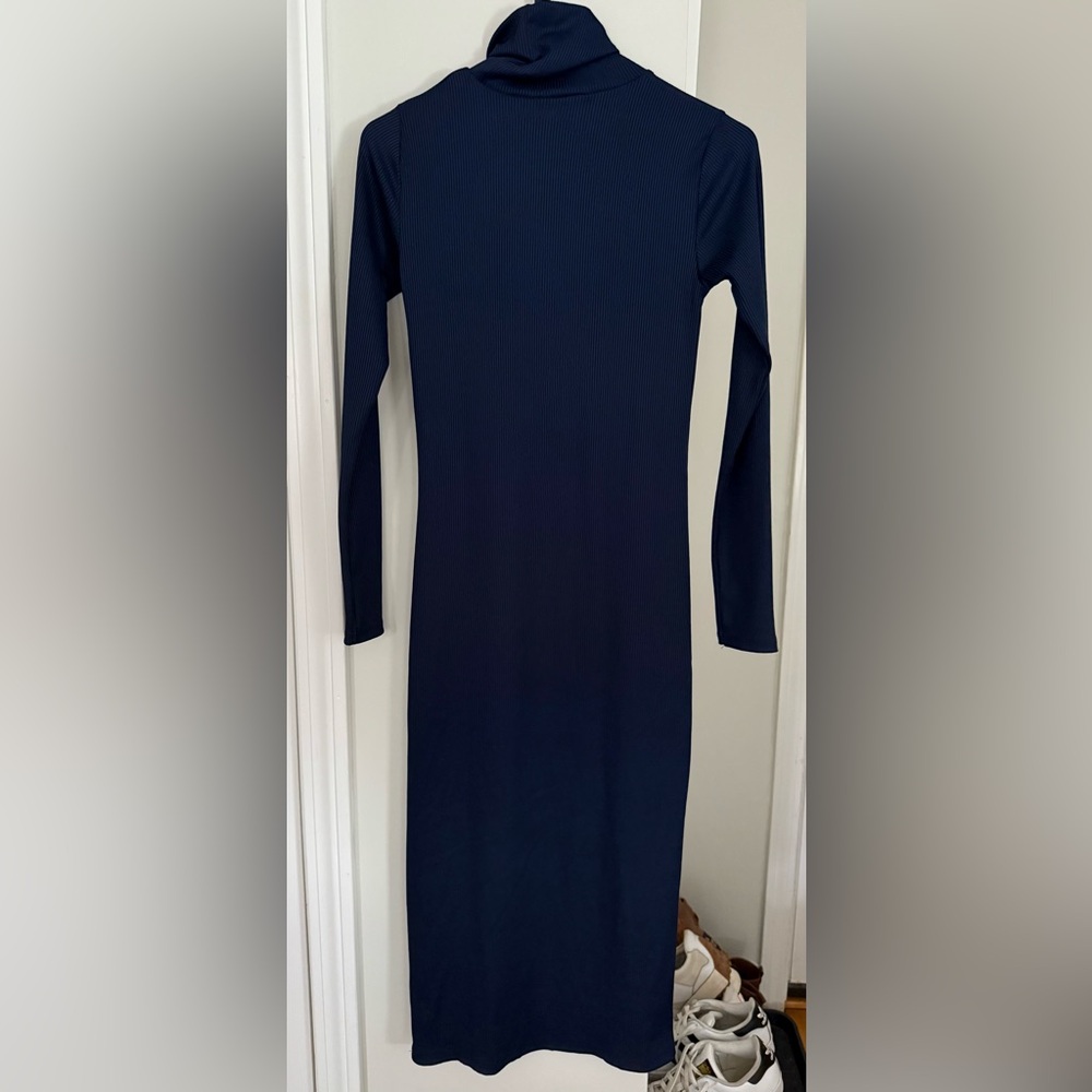 Zara Ribbed Midi Dress - Picture 4 of 5